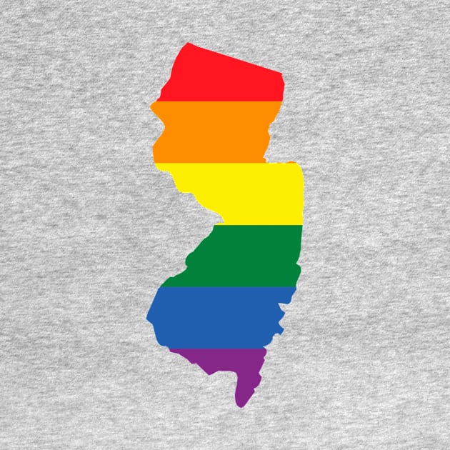 New Jersey state pride shirt by FiftyStatesOfGay